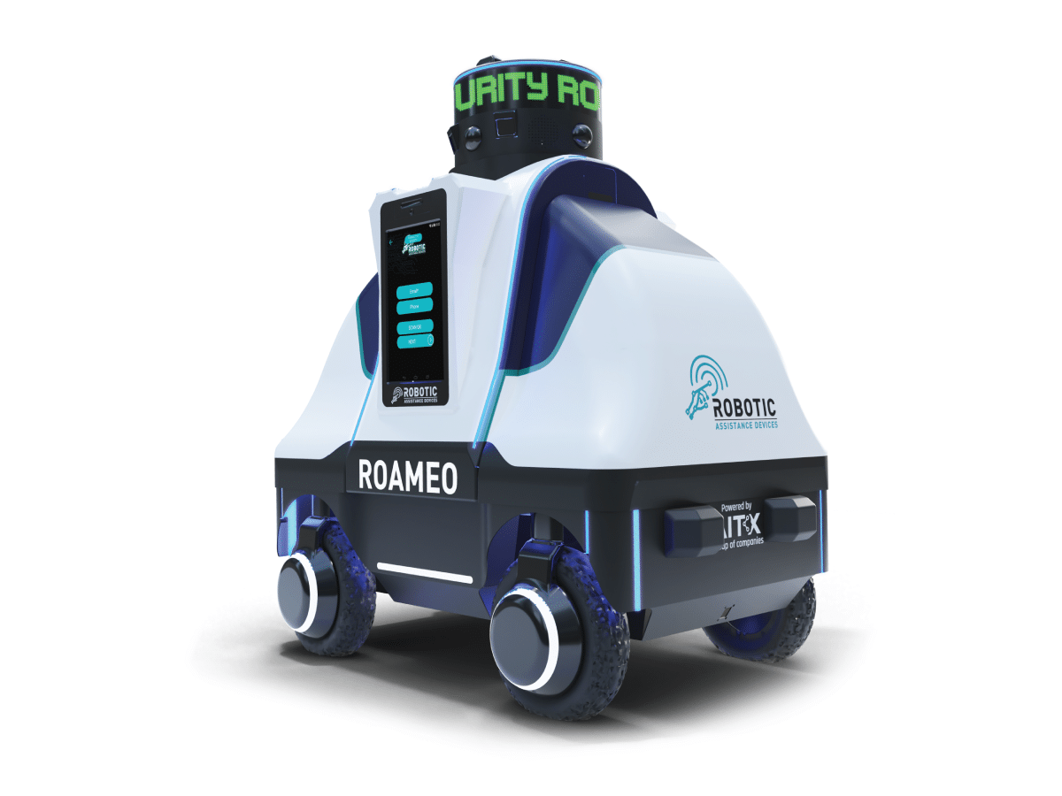 RAD security company ROAMEO mobile security robot