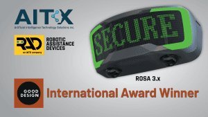 AITX's subsidiary Robotic Assistance Devices honored with internationally acclaimed Good Design® Award for ROSA 3.x