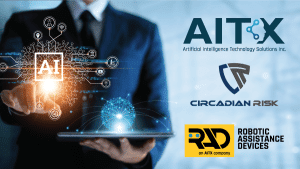 AITX and wholly owned subsidiary Robotic Assistance Devices (RAD) has made a SAFE investment in Circadian Risk, a leading developer of risk assessment software.
