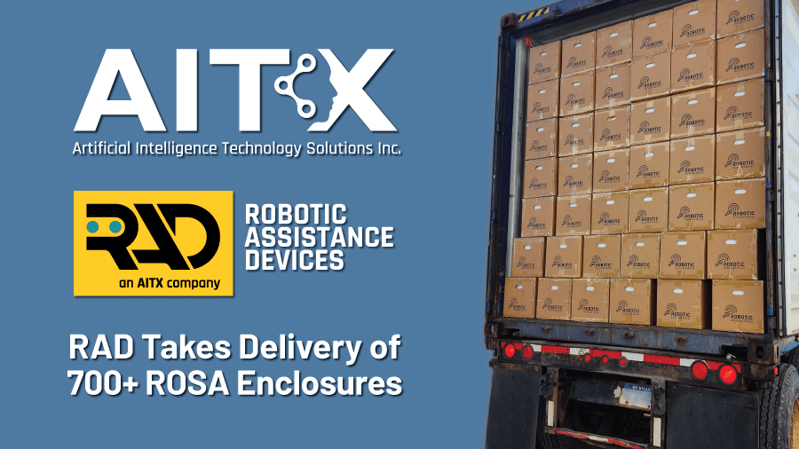RAD has received approximately 700 ROSA 3.x enclosures to help satisfy increased demand.