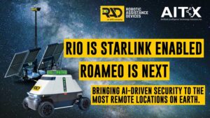 No limits, no dead zones. RIO now operates anywhere with Starlink connectivity, ROAMEO is next.